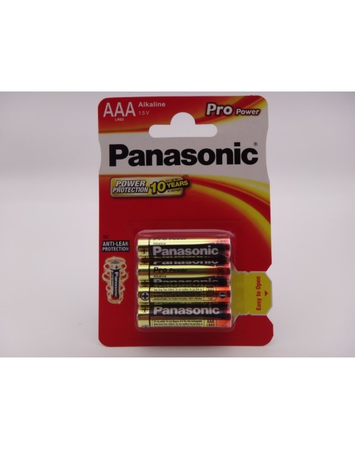Panasonic LR03 AAA 1.5V baterii alcaline Pro Power Belgium